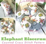 (image for) Elephant Biscornu - January